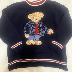NWT oversized Polo bear INSPIRED sweater